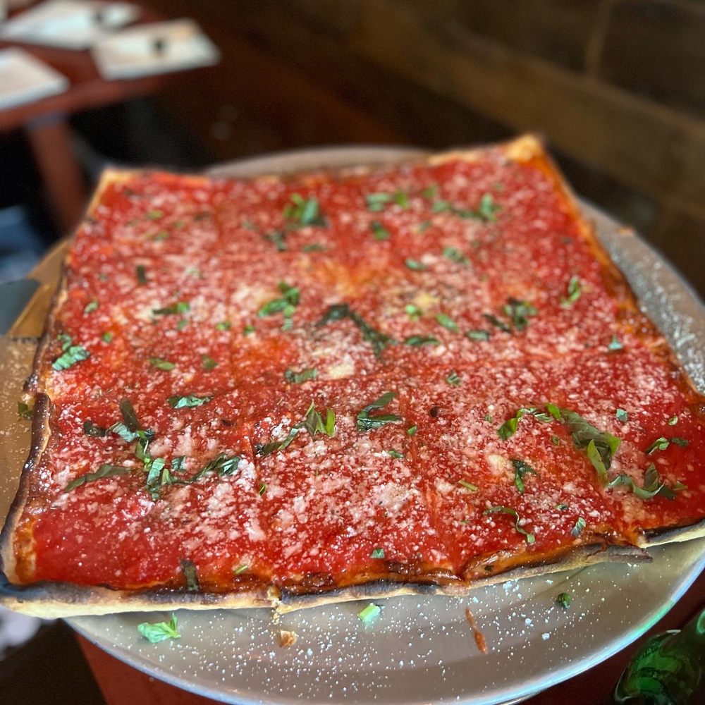 Signature square pizza